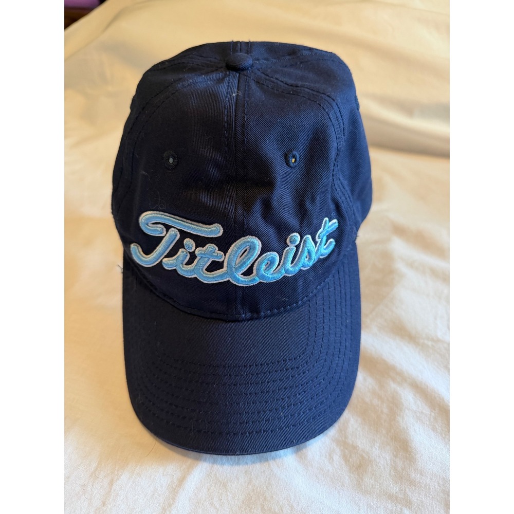 Titleist Navy Blue Will-To-Win Classic Golf Hat Adjustable Strapback